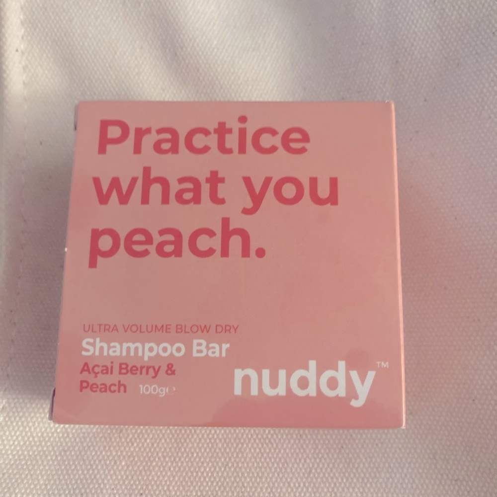 Nuddy Shampoo Bar - Acai and Peach